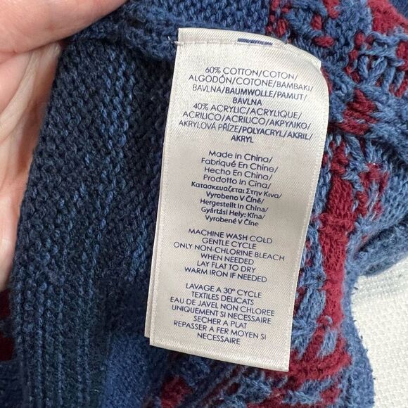 Vintage Chaps Aztec Southwest Print Button Up Sweater Vest - Picture 6 of 8